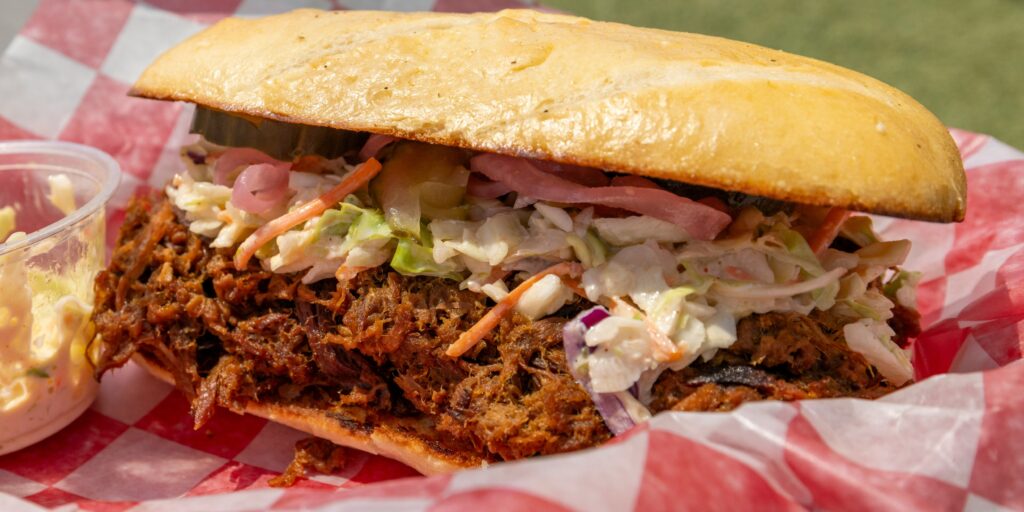 Pulled Pork Sandwich Blues Backroads