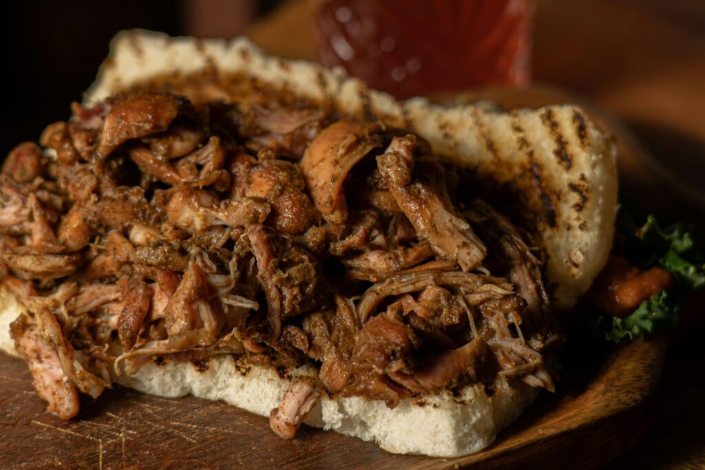 Pulled Pork Sandwich Blues Backroads